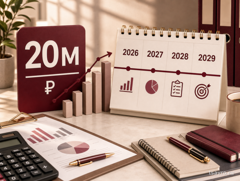 Порог НДС на УСН сохранят на уровне 20 млн рублей до 2029 года