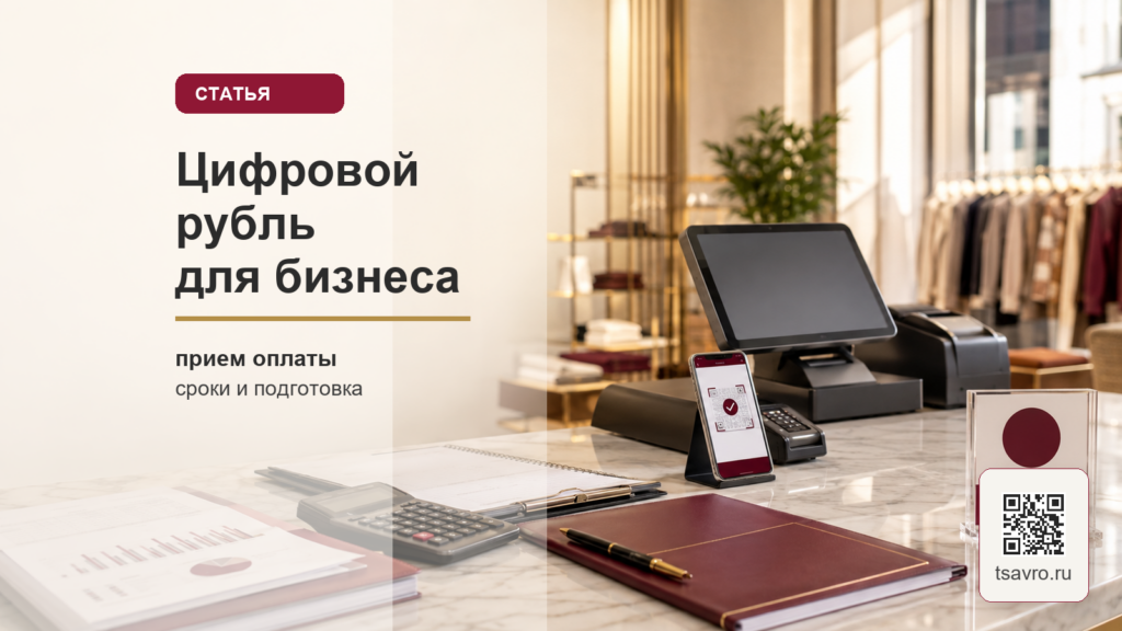 Цифровой рубль для бизнеса и прием оплаты в 2026 году
