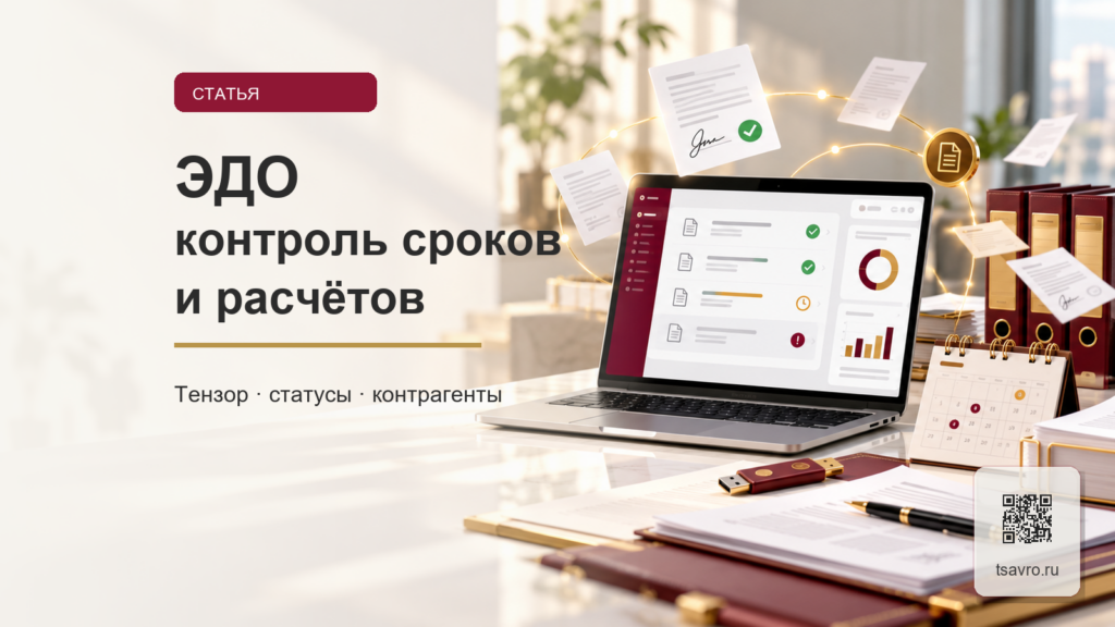 ЭДО для контроля сроков и расчётов с контрагентами