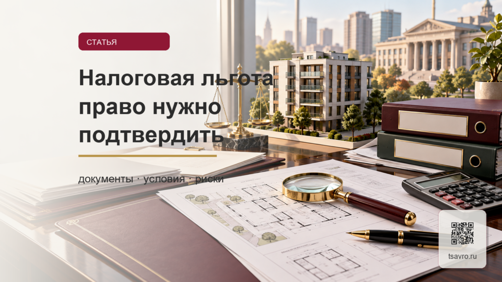 Налоговая льгота: документы и доказательства права на применение