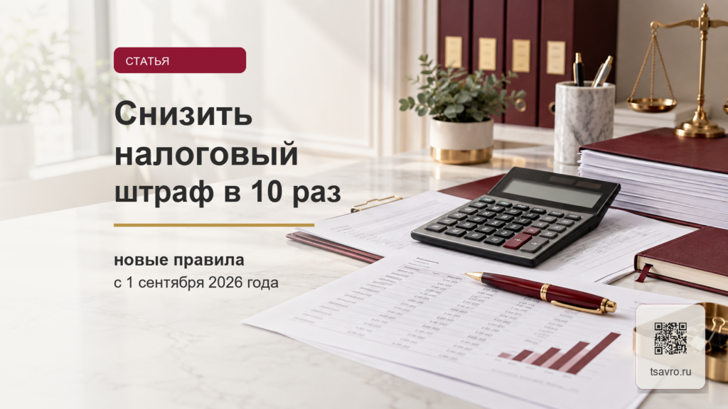 Снижение налогового штрафа в 10 раз: документы, калькулятор и налоговая проверка